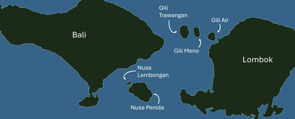lombok map