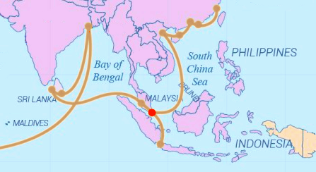 ship routes singapore