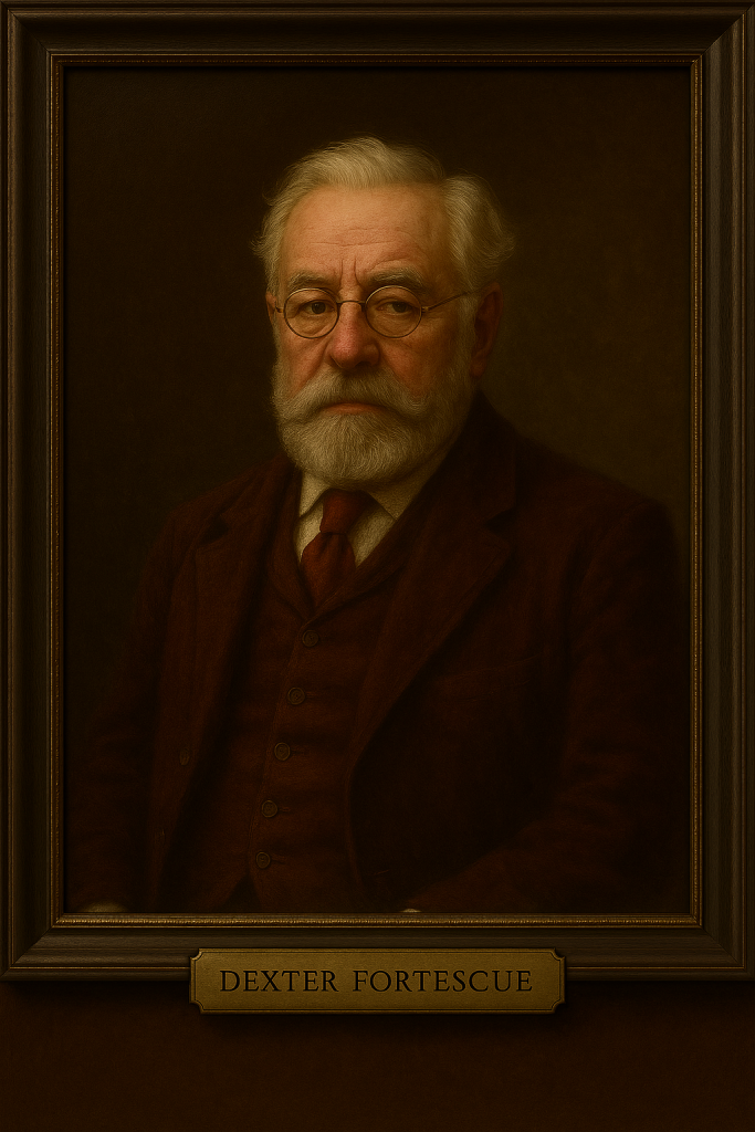 Dexter Fortescue portrait