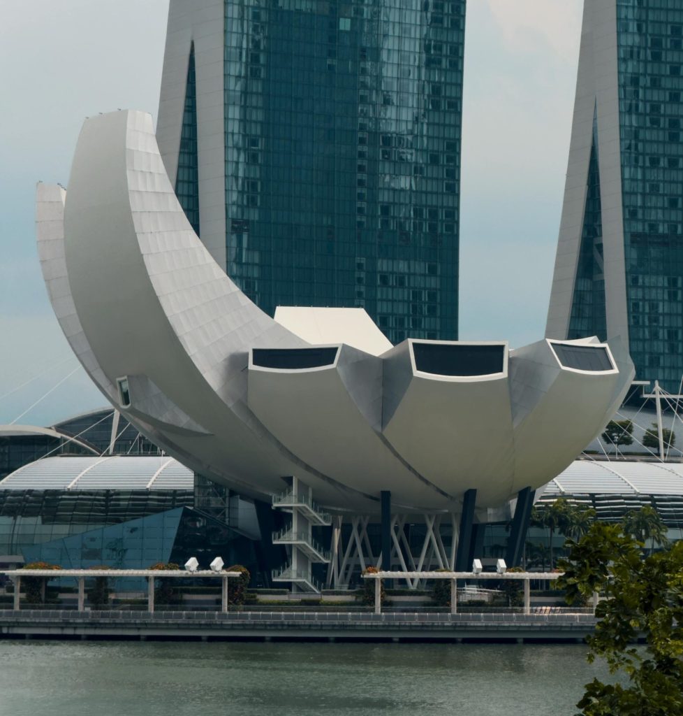 ArtScience Museum at Marina Bay Sands, Singapore's iconic architectural landmark.