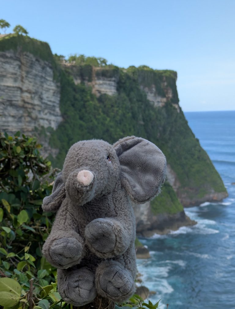 Mamu on the cliffs at Uluwatu, Bali