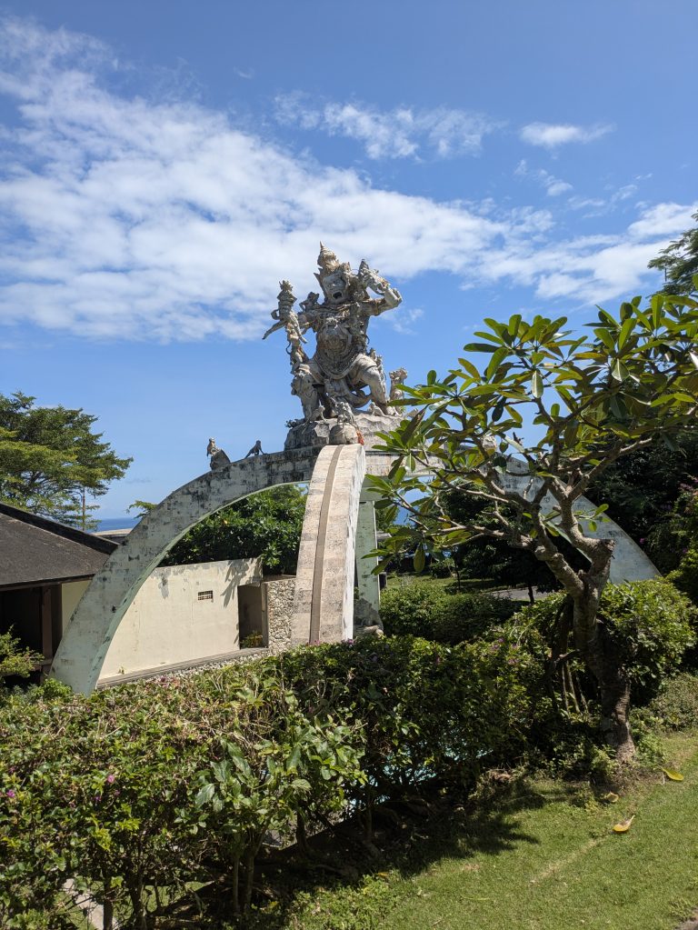 Kumbakarna Statue at Uluwatu Temple, Bali